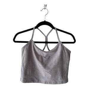 Beyond Yoga Gray Crop Top
